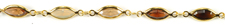 Gold Navette Browns